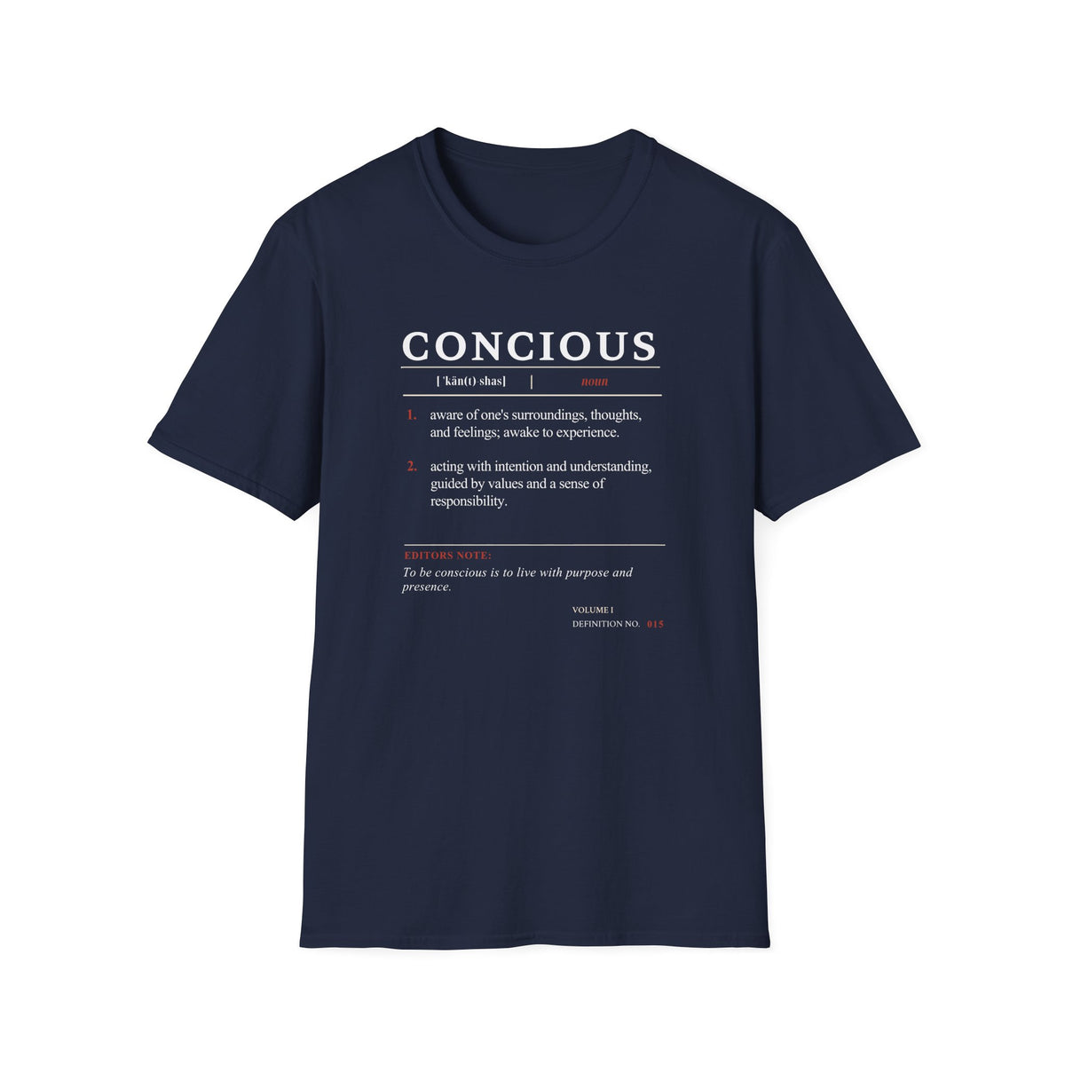 Conscious Definition T-Shirt