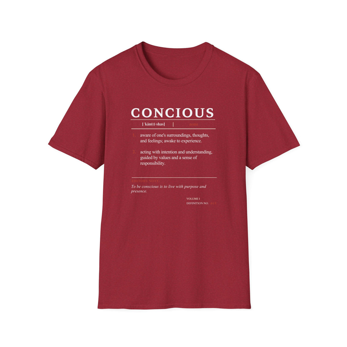 Conscious Definition T-Shirt