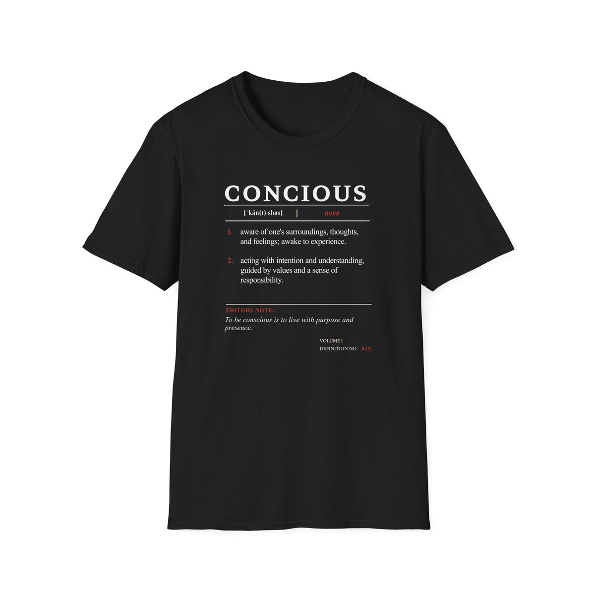 Conscious Definition T-Shirt