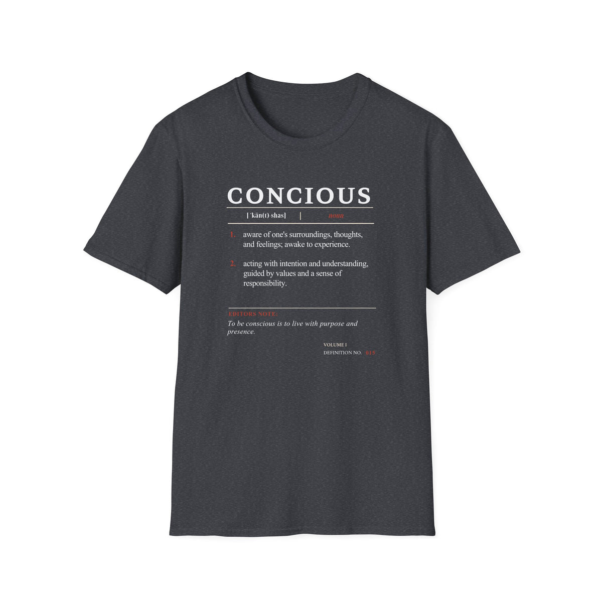 Conscious Definition T-Shirt